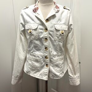 Women's ACL White Button-Up Jacket